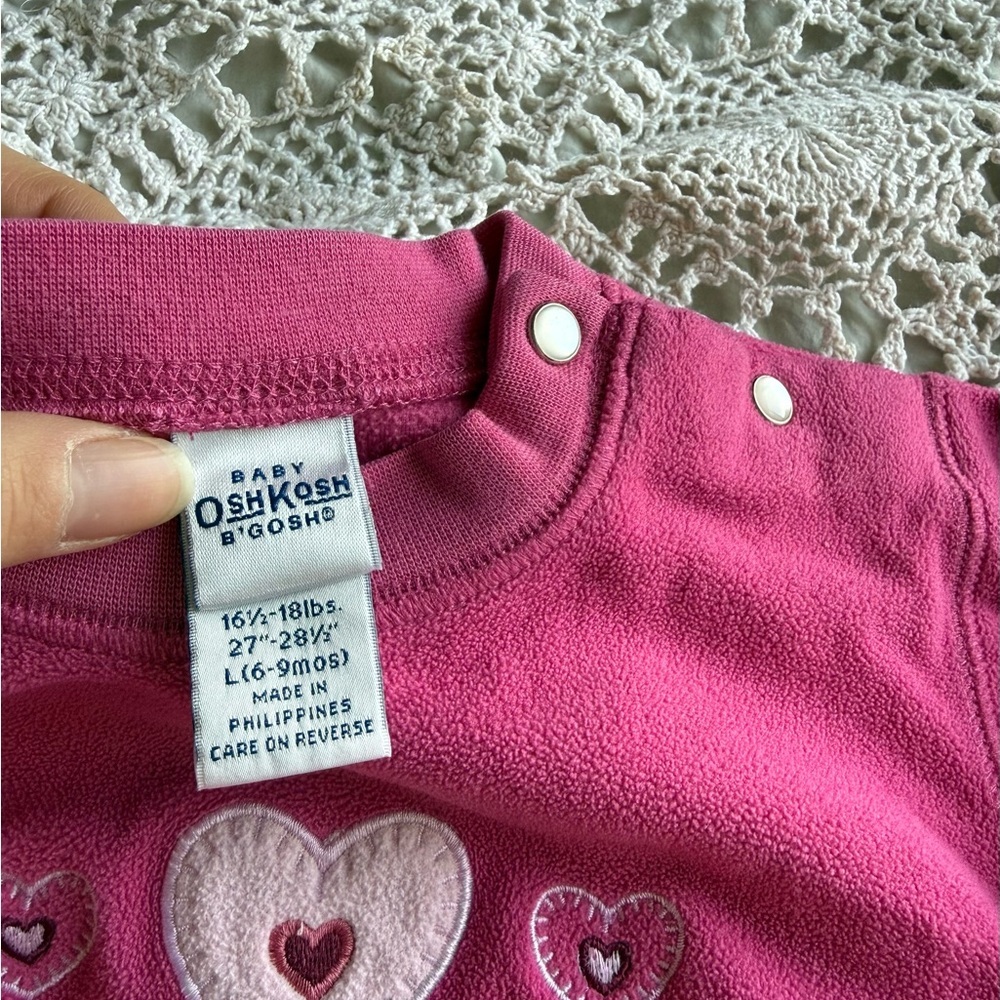 Y2K Oshkosh Heart Jumper - Picture 3 of 3